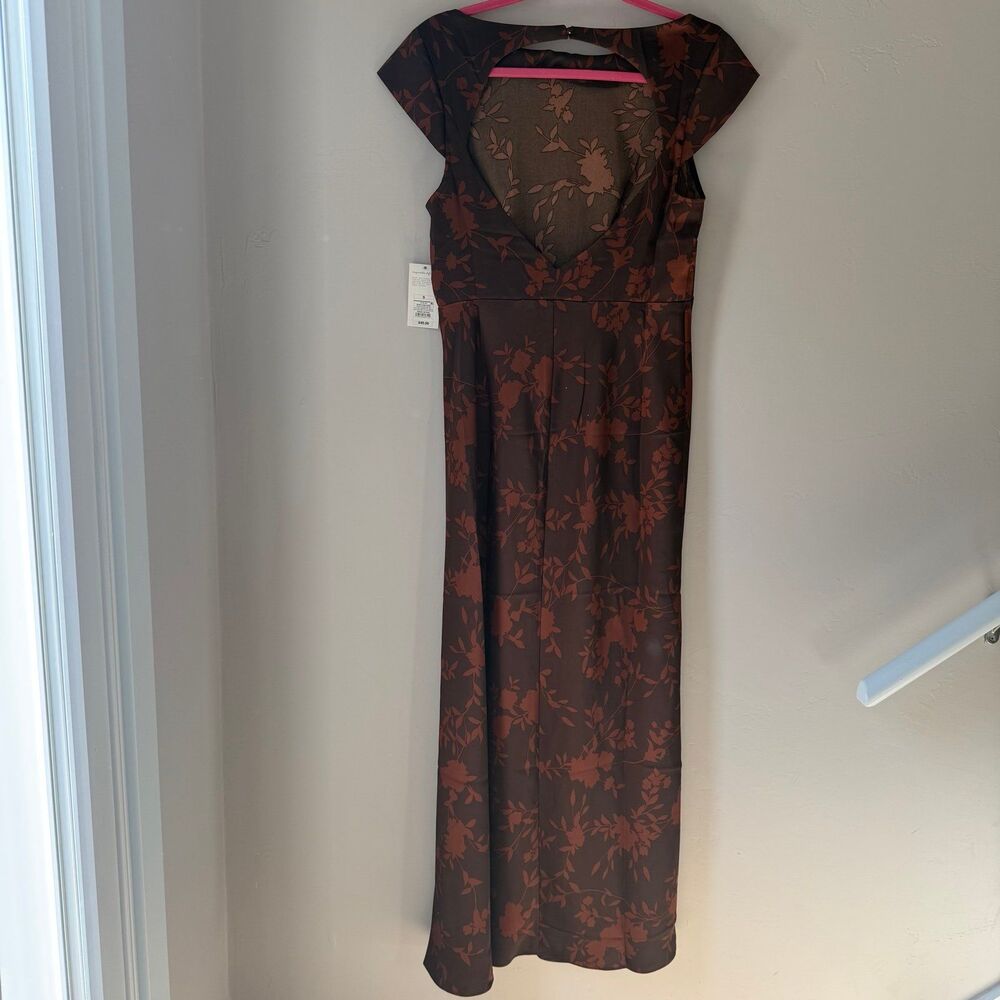 Brown Floral Maxi Dress | a new day - Picture 3 of 4